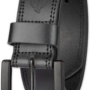 Dickies mens Genuine Leather Belt – Durable Casual Style, Regular & Big and Tall Sizes